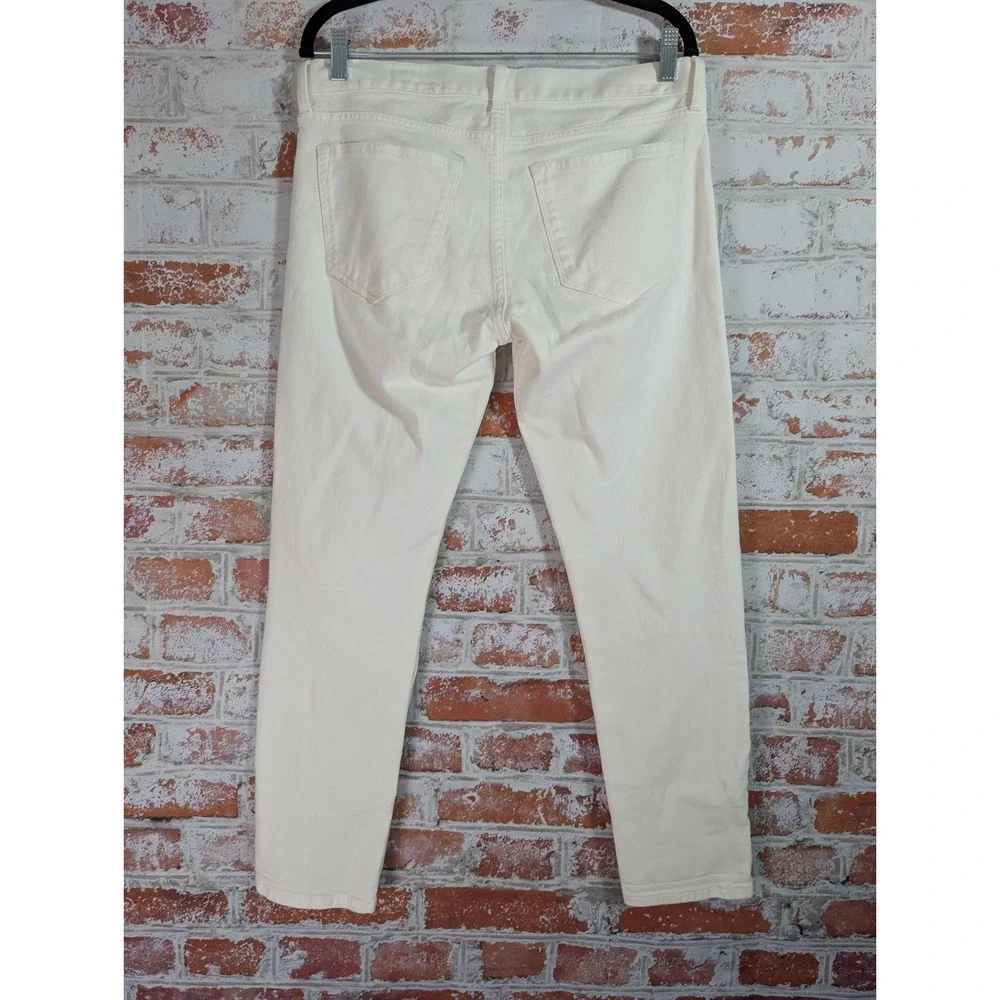 Banana Republic Skinny Jeans Womens 28 Cream Off White Denim